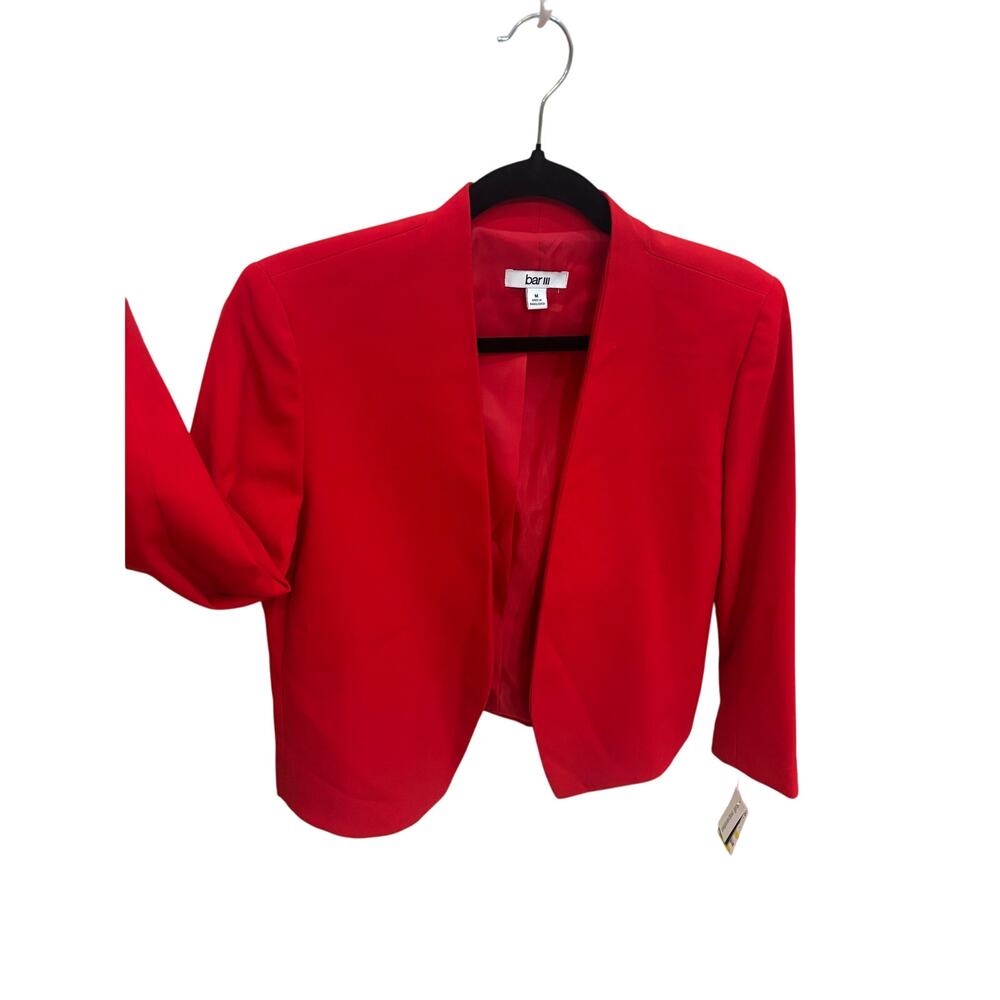 Bar III medium red blazer jacket